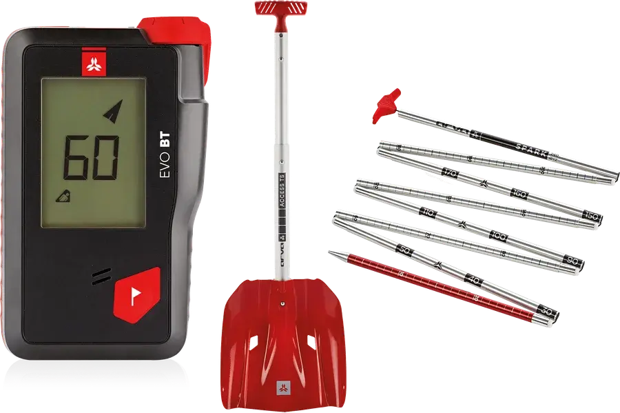 Arva Pack Safety Box EVO BT Black/Red produktbilde